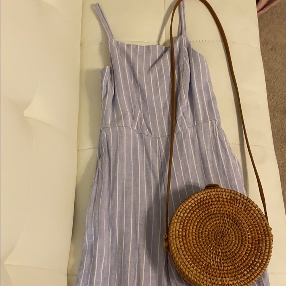 Striped jumpsuit